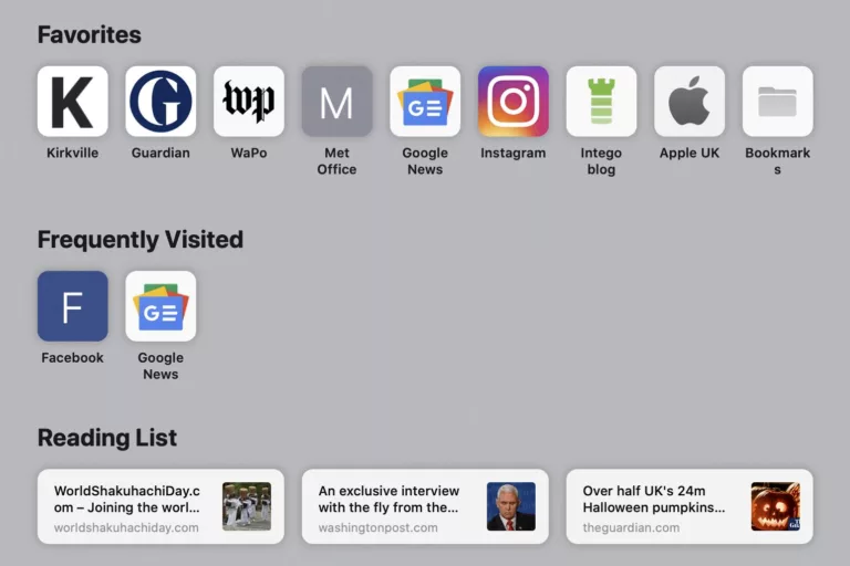 How To Customize Your Safari Favorites 5