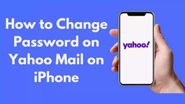 How To Change Yahoo Email Password On Iphone 1