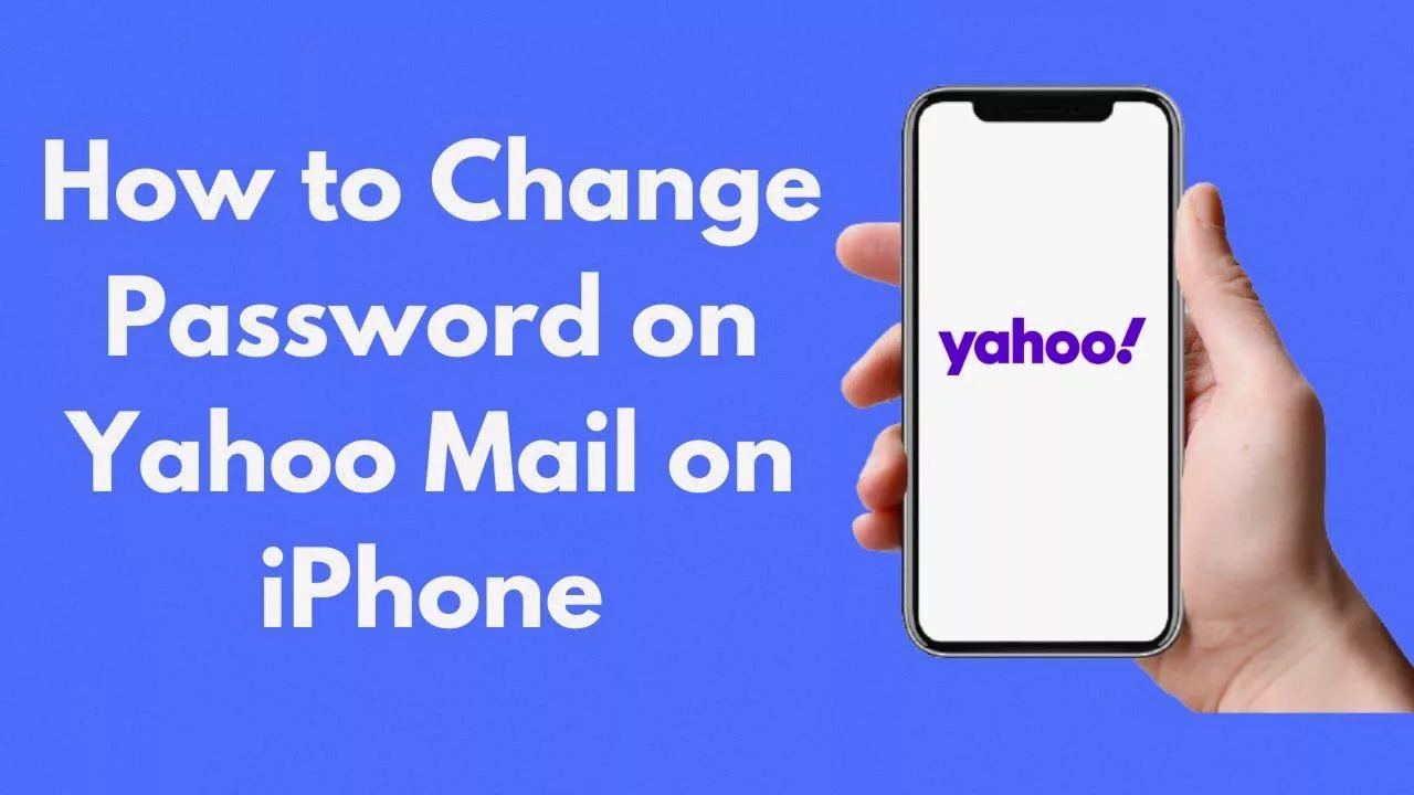 how to change my yahoo email on iphone