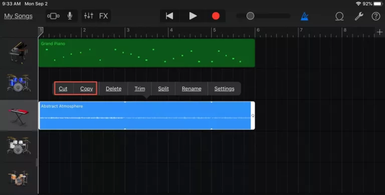 How To Copy And Paste In Garageband For Ipad 11