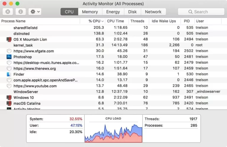 How To Decrease Cpu Usage Mac 1