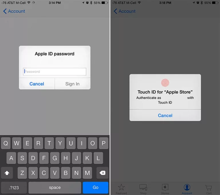 How To Enable Touch ID On App Store 5
