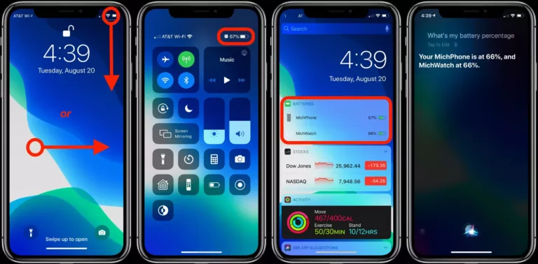 How To Show Battery Percentage On iPhone X 15