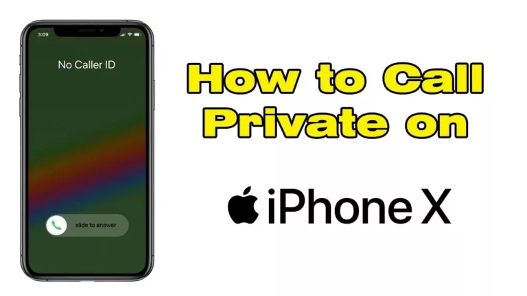 How To Hide Caller ID On iPhone X 7