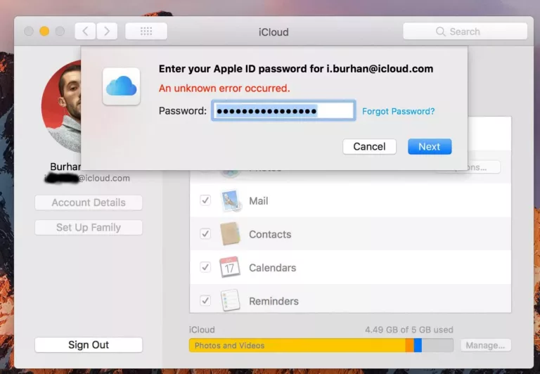 How To Log Into Your iCloud Account On Macbook Pro 17