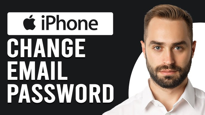 how do you change your email password on iphone 11