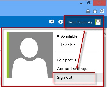 How to Log Out of Microsoft Outlook Account 3