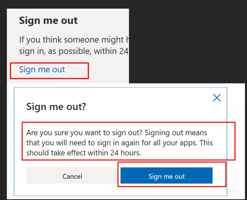 How to Log Out of Microsoft Outlook Account 5