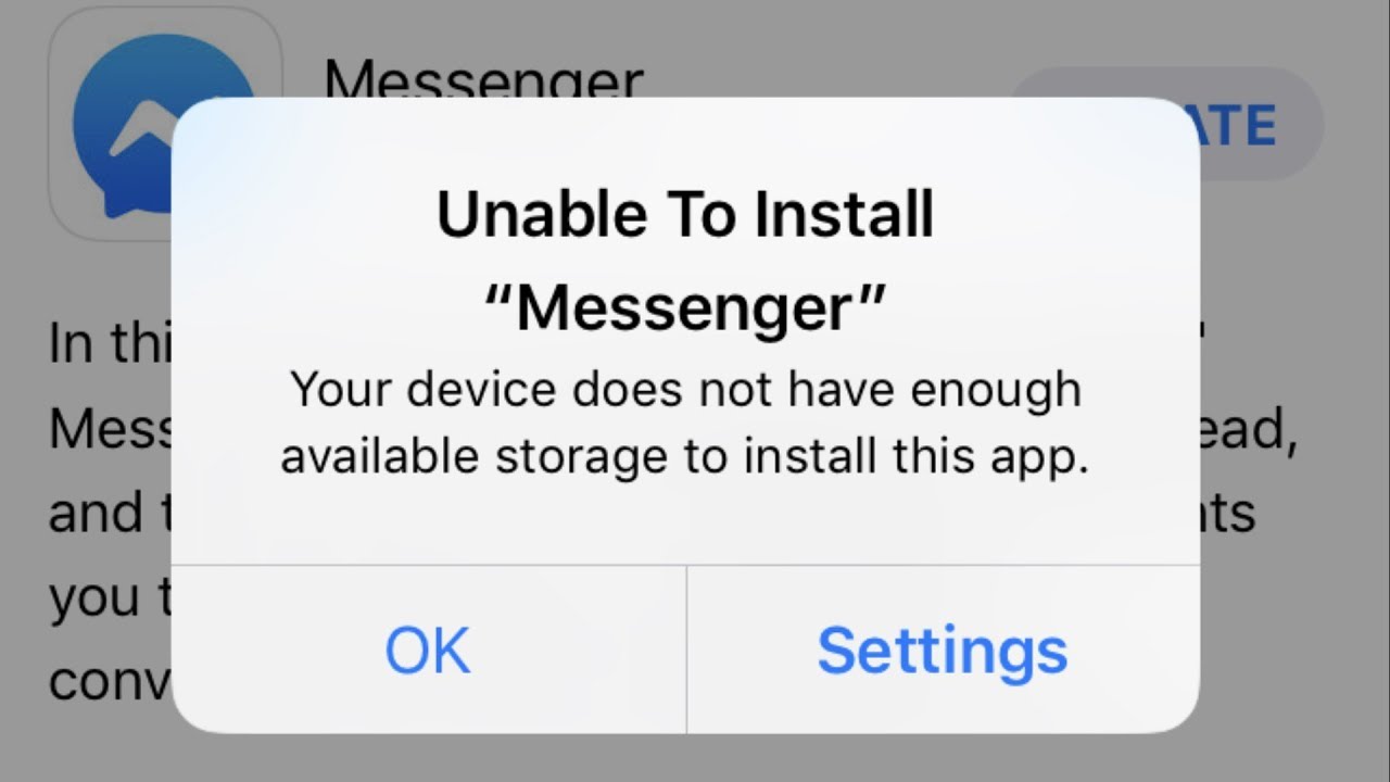 Troubleshooting Tips for Fixing 'Can't Download Messenger on iPhone' 1