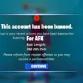 How to Unban Yourself Fortnite's Banned Screen 5