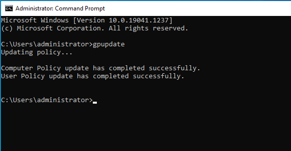 GPUpdate Command: How to Force a Group Policy Update 2 GPUpdate Command: How to Force a Group Policy Update 1