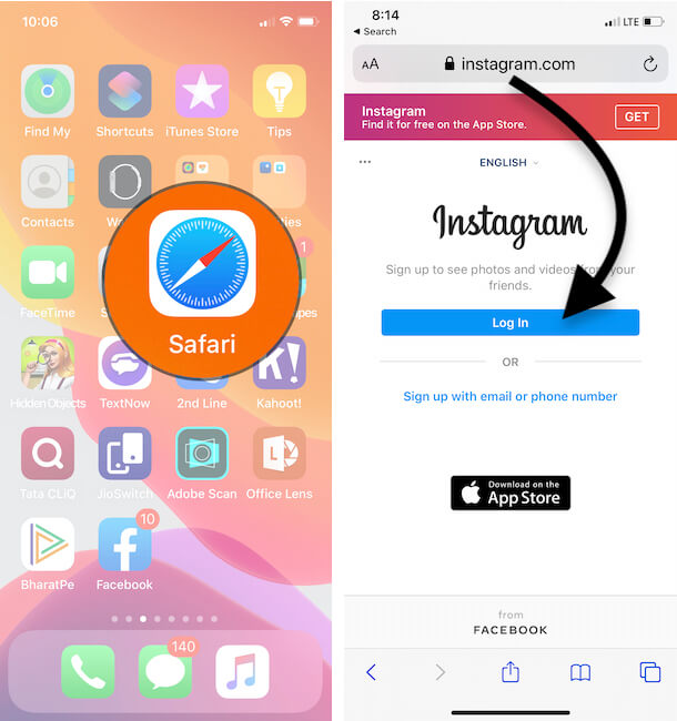 How to Securely Log Into Instagram On Safari 1
