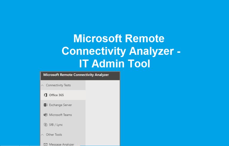 An Overview of Microsoft Remote Connectivity Analyzer Tool 9