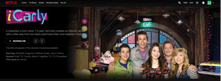 How to Watch and Stream iCarly on Netflix 19