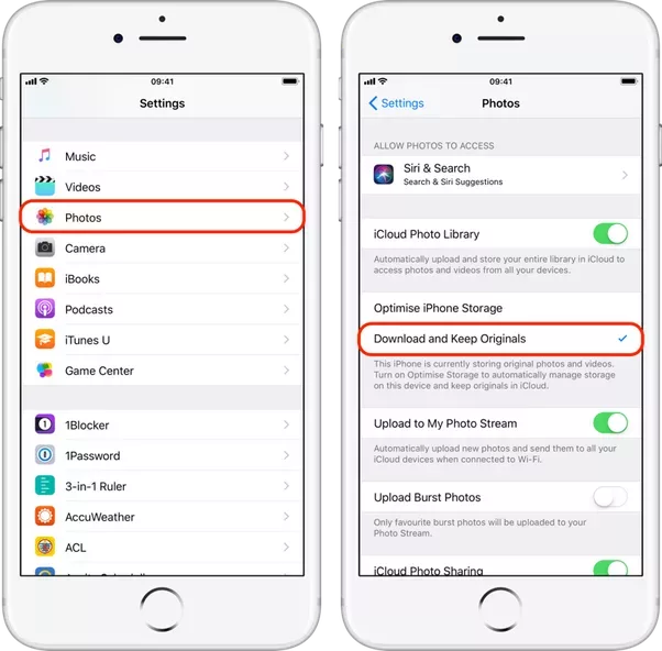 How To Turn Off Optimize Photos For iPhone 7
