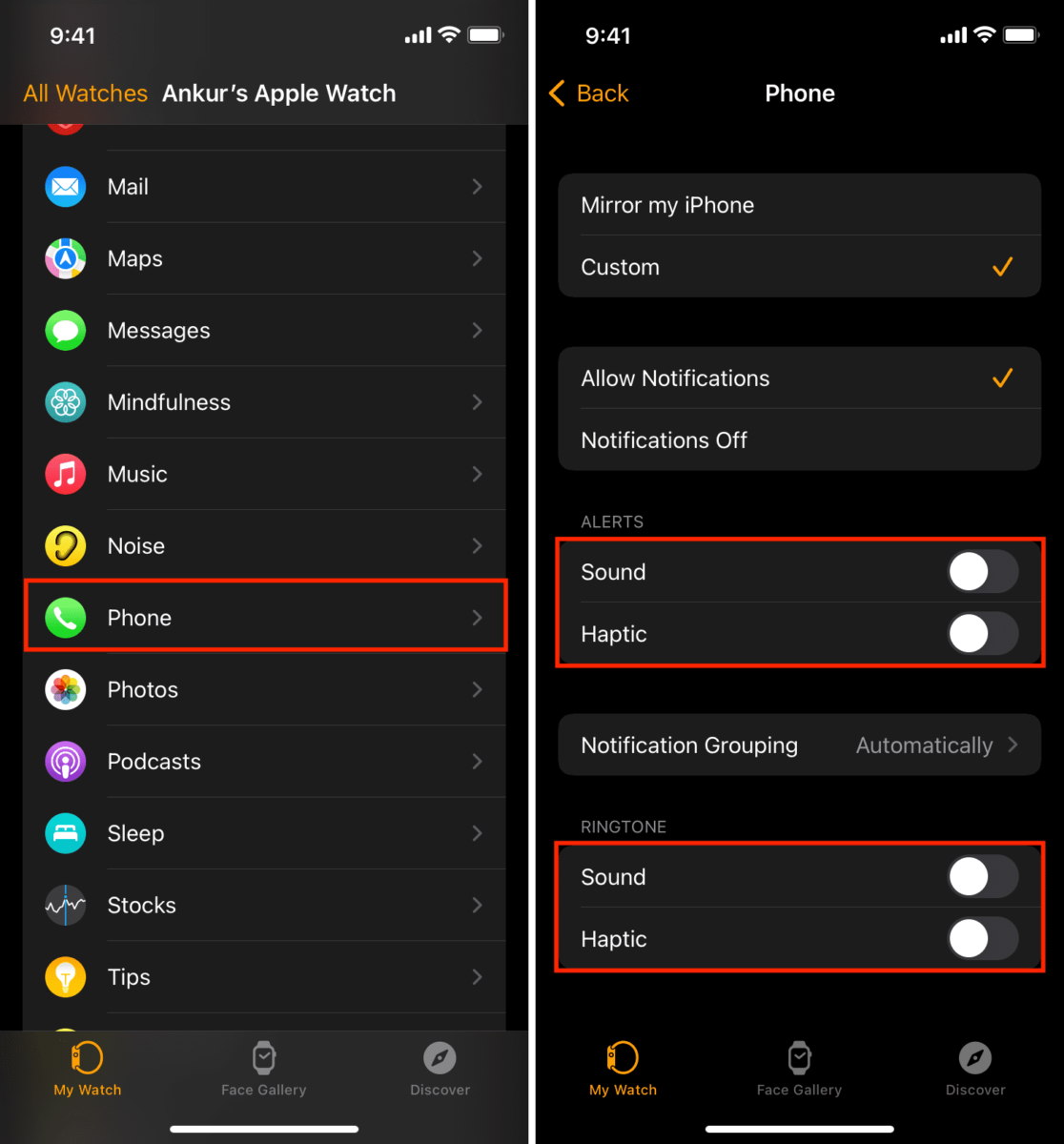 How To Turn Off Sound And Haptics Notifications on Your iPhone 2 How To Turn Off Sound And Haptics Notifications on Your iPhone 1