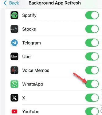 Background App Refresh