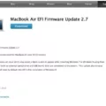 How To Update Firmware On Your MacBook Air 5