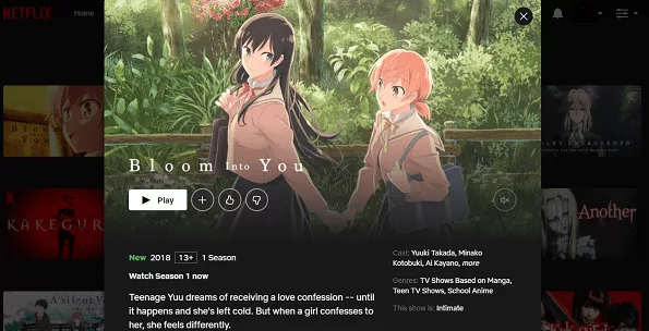 Where To Watch Bloom Into You Series 15