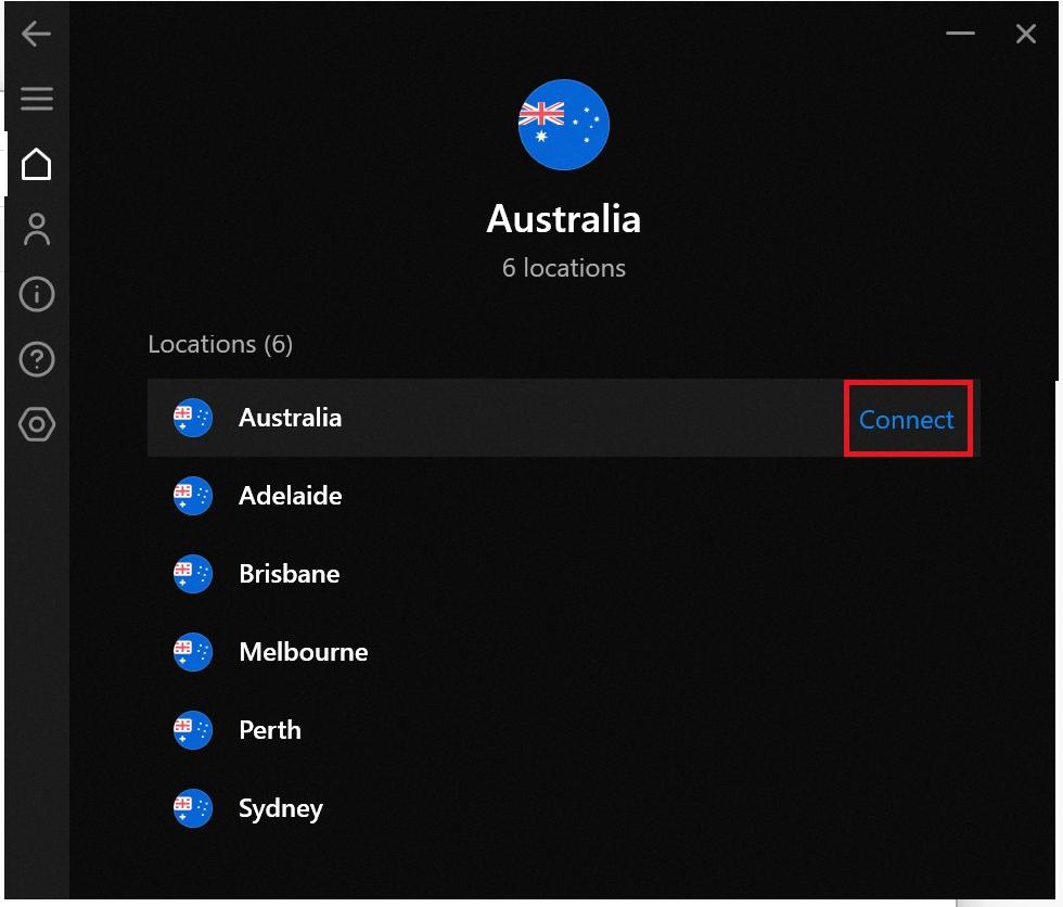 australia ip address