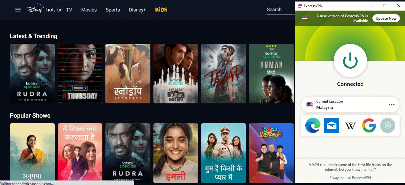 hotstar vpn