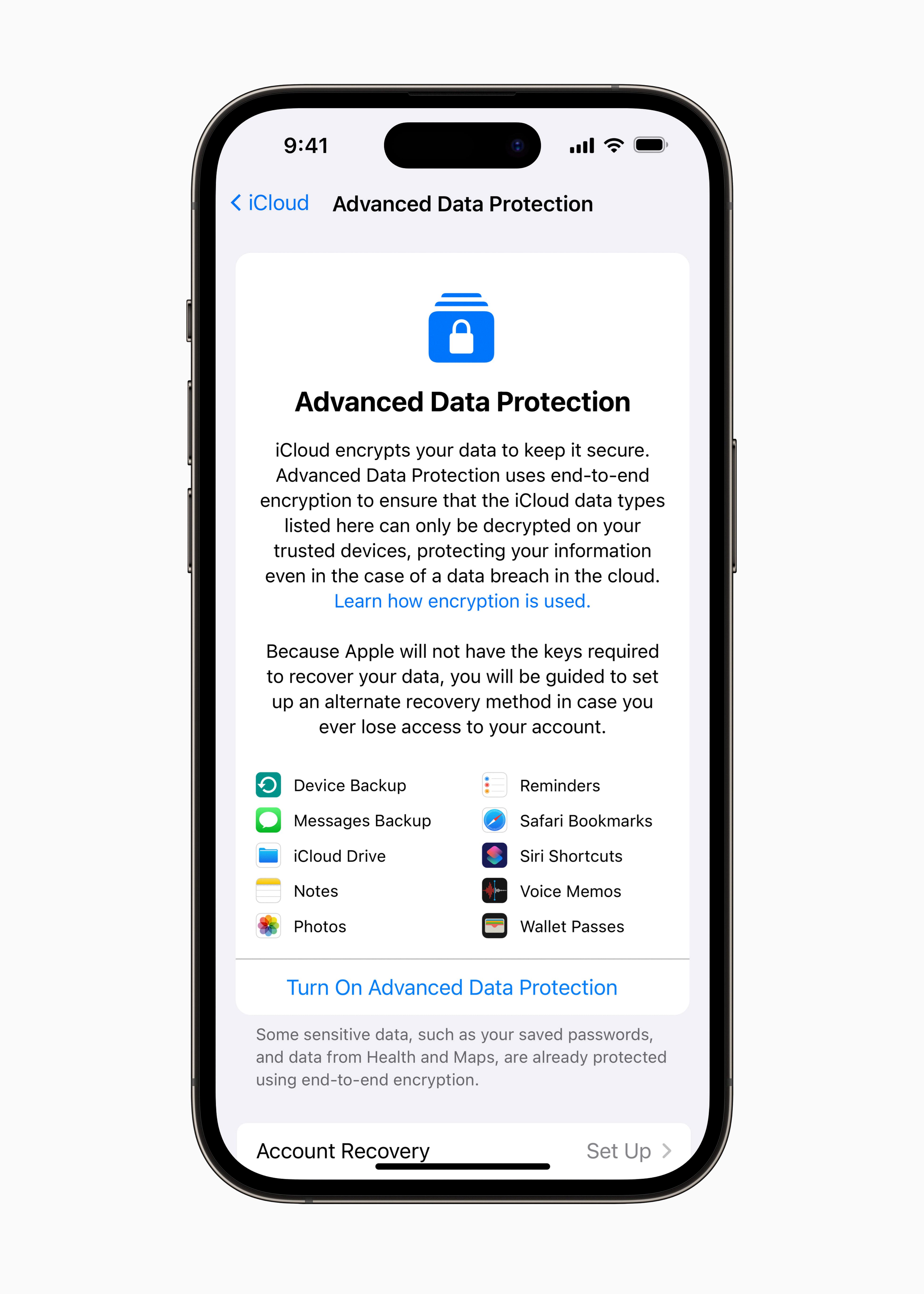 How To Turn On End To End Encryption On Your iPhone 5