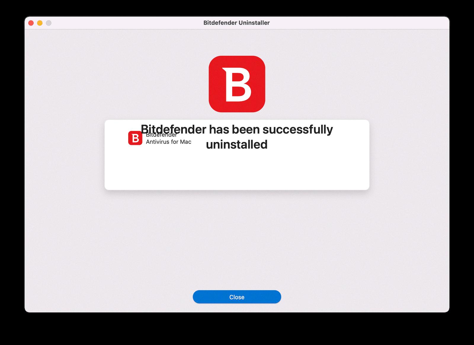 how to uninstall bitdefender