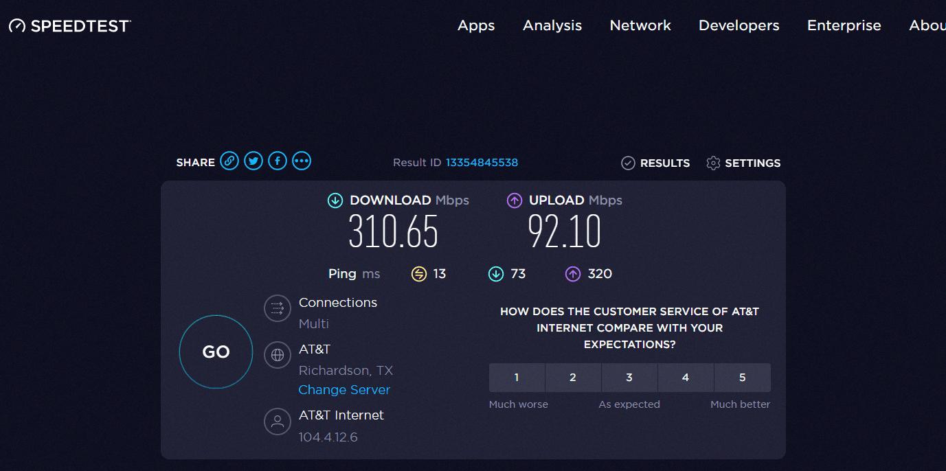internet stability test