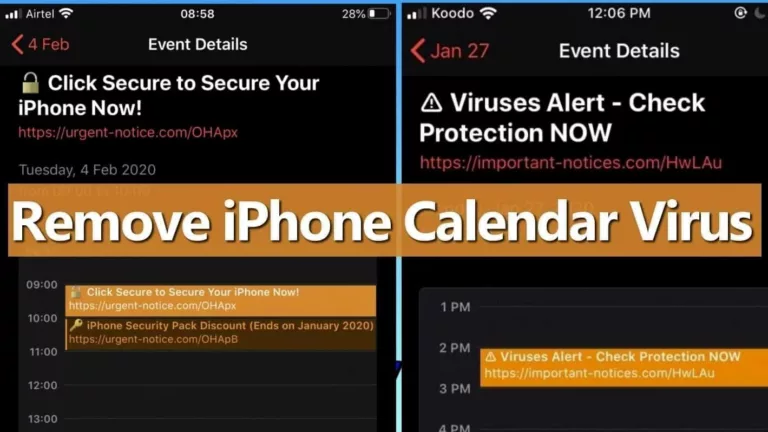 How to Protect Your iPhone From Calendar Virus 11
