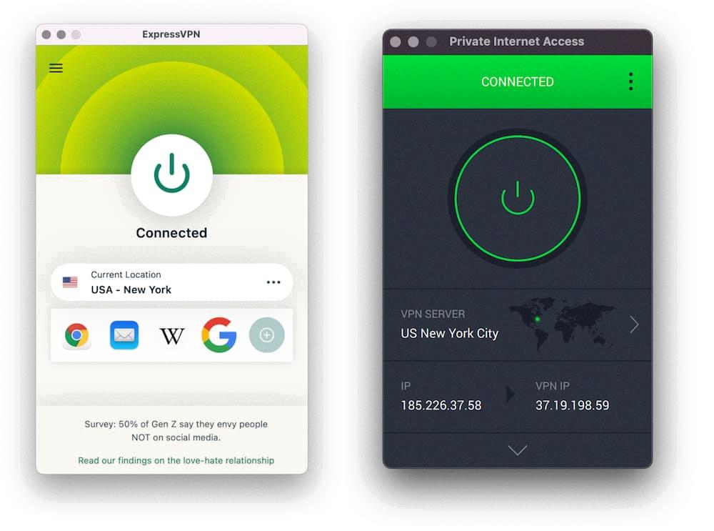 private internet access vs expressvpn