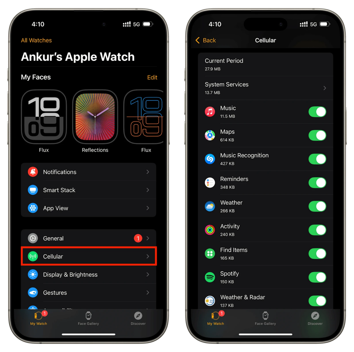 How Much Cellular Data Does Apple Watch Use 2 How to Check Data Usage on Apple Watch
