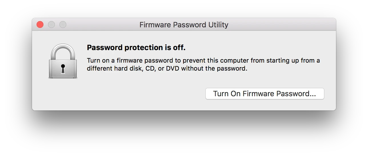 How To Check If Your Macbook Has Firmware Password 2 Using Recovery Mode to Access Firmware Password Settings