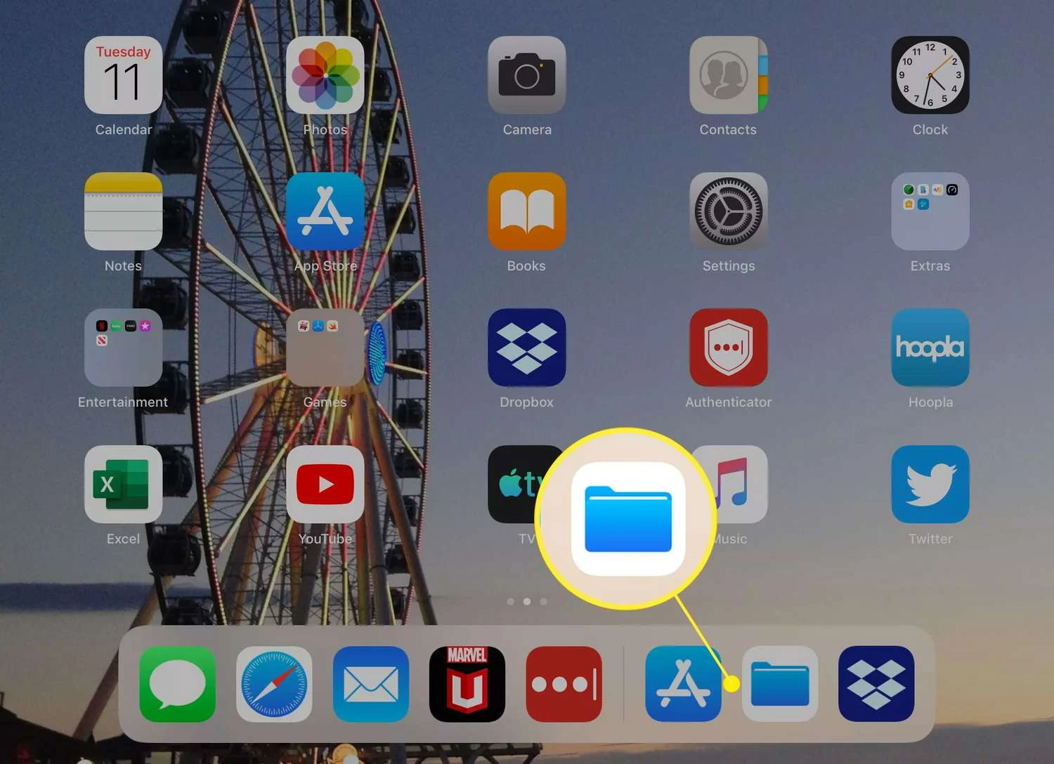 Closing the Files App Before Removal