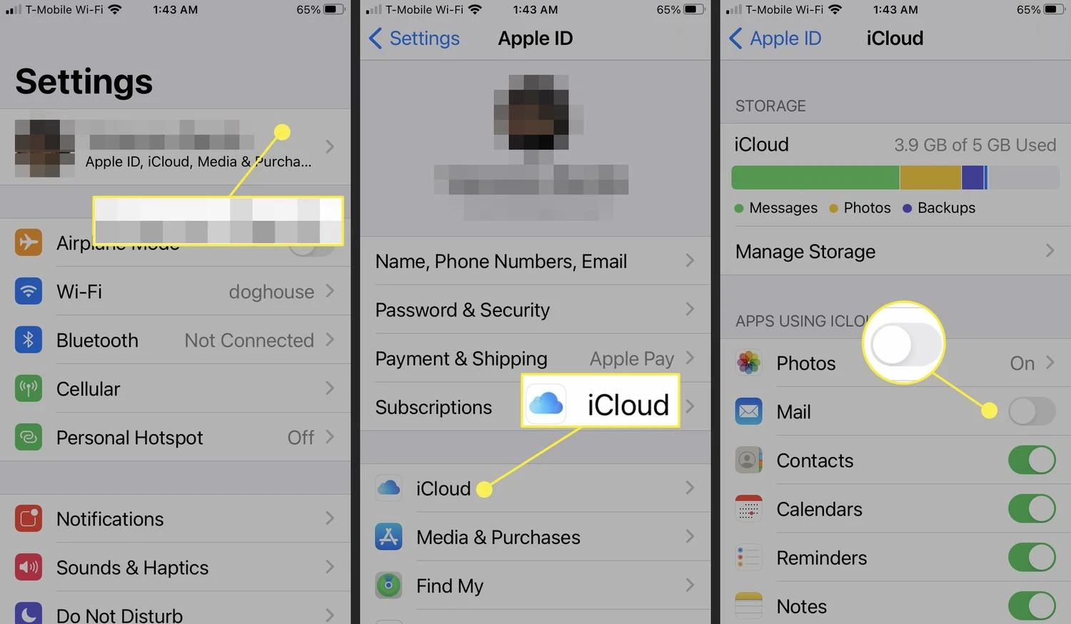 How To Backup Emails On iPhone 3 How to Backup Emails on iPhone Using iCloud