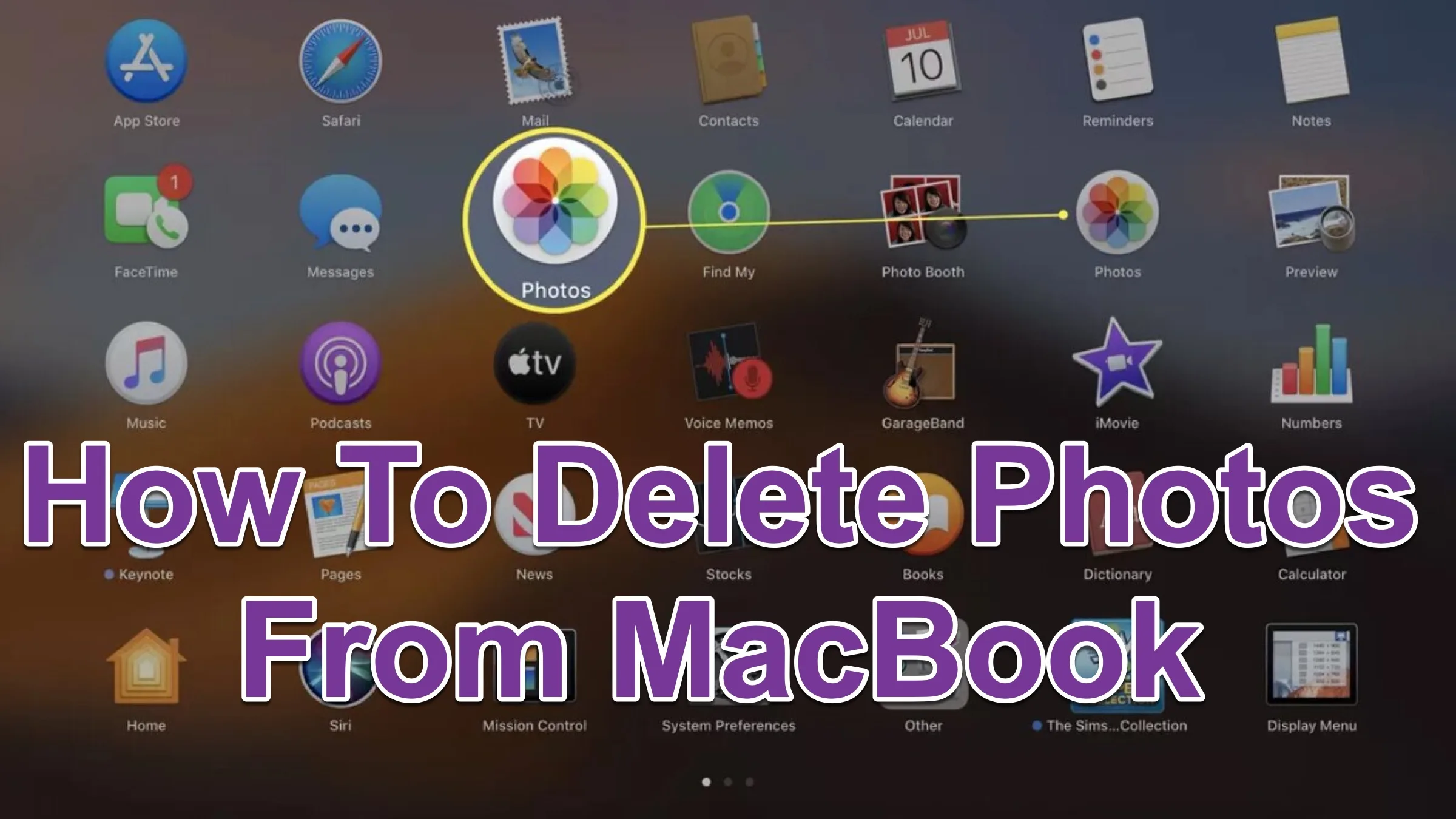 How To Delete Photos From Your Macbook 1