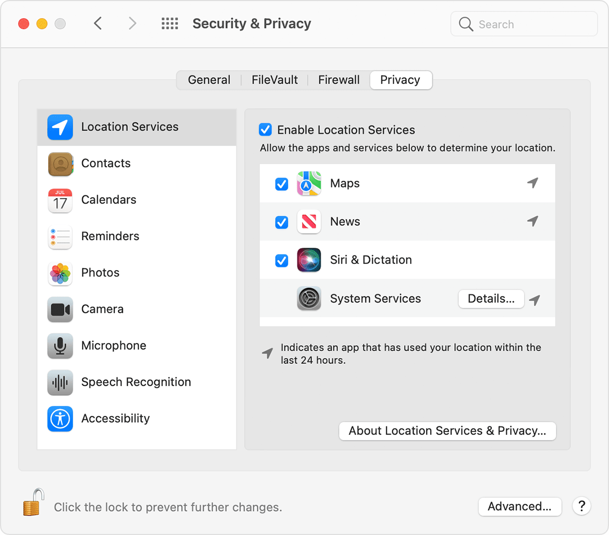 How to Enable Location Services on Your MacBook Pro? 1