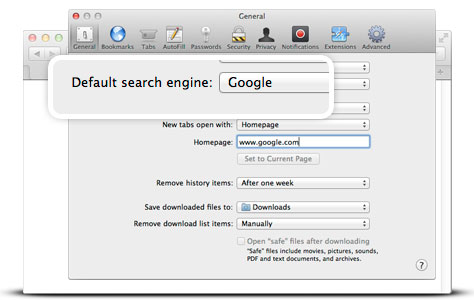 How to Make Google Your Default Search Engine on a MacBook Pro? 2 How to Make Google Your Default Search Engine on a MacBook Pro? 1