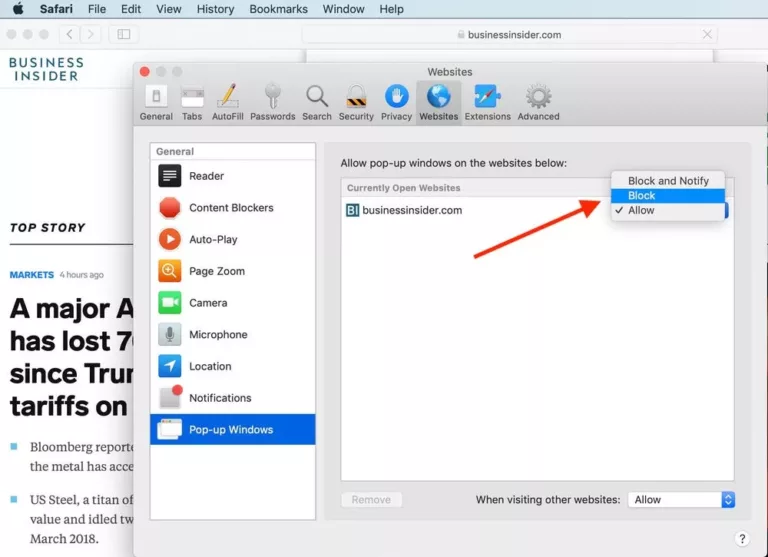 How to Disable Pop-Up Blockers on Your Macbook Air 5