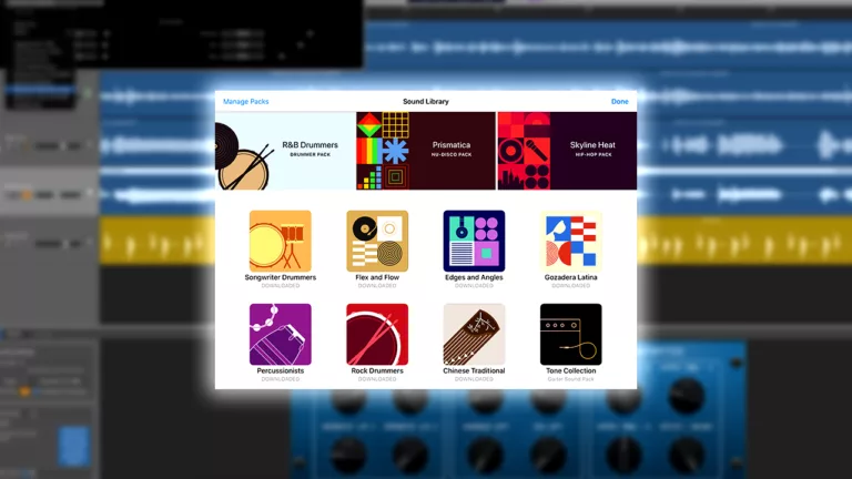 Exploring the Sound Library in GarageBand on Mac 9