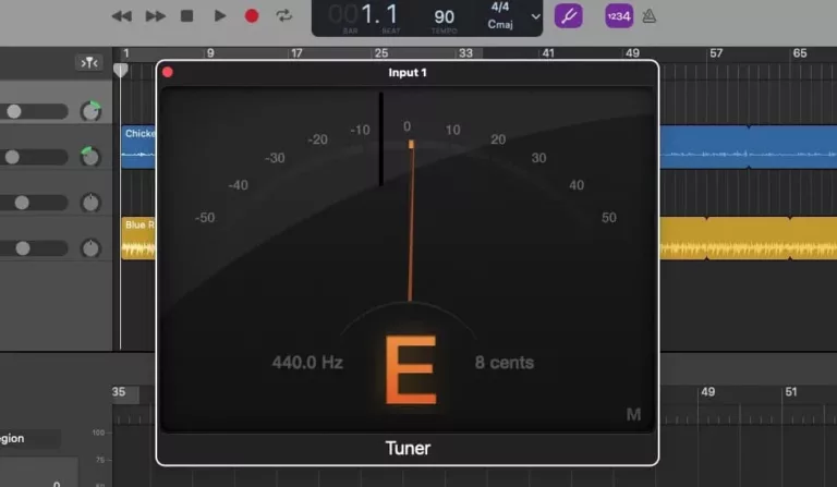 How to Use the Built-In Tuner with GarageBand? 17