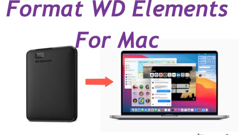 How to Easily Format Your WD Element on Your Mac 1