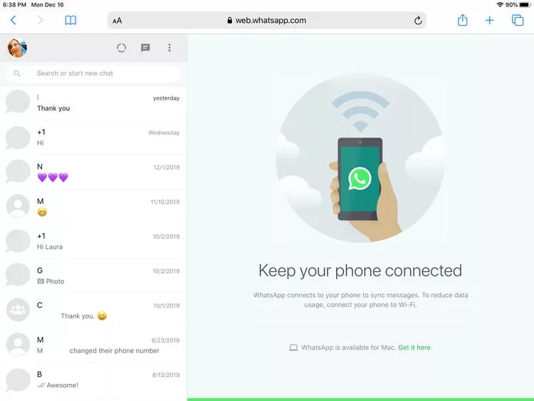 How to Use WhatsApp Web in Safari on iPad? 1