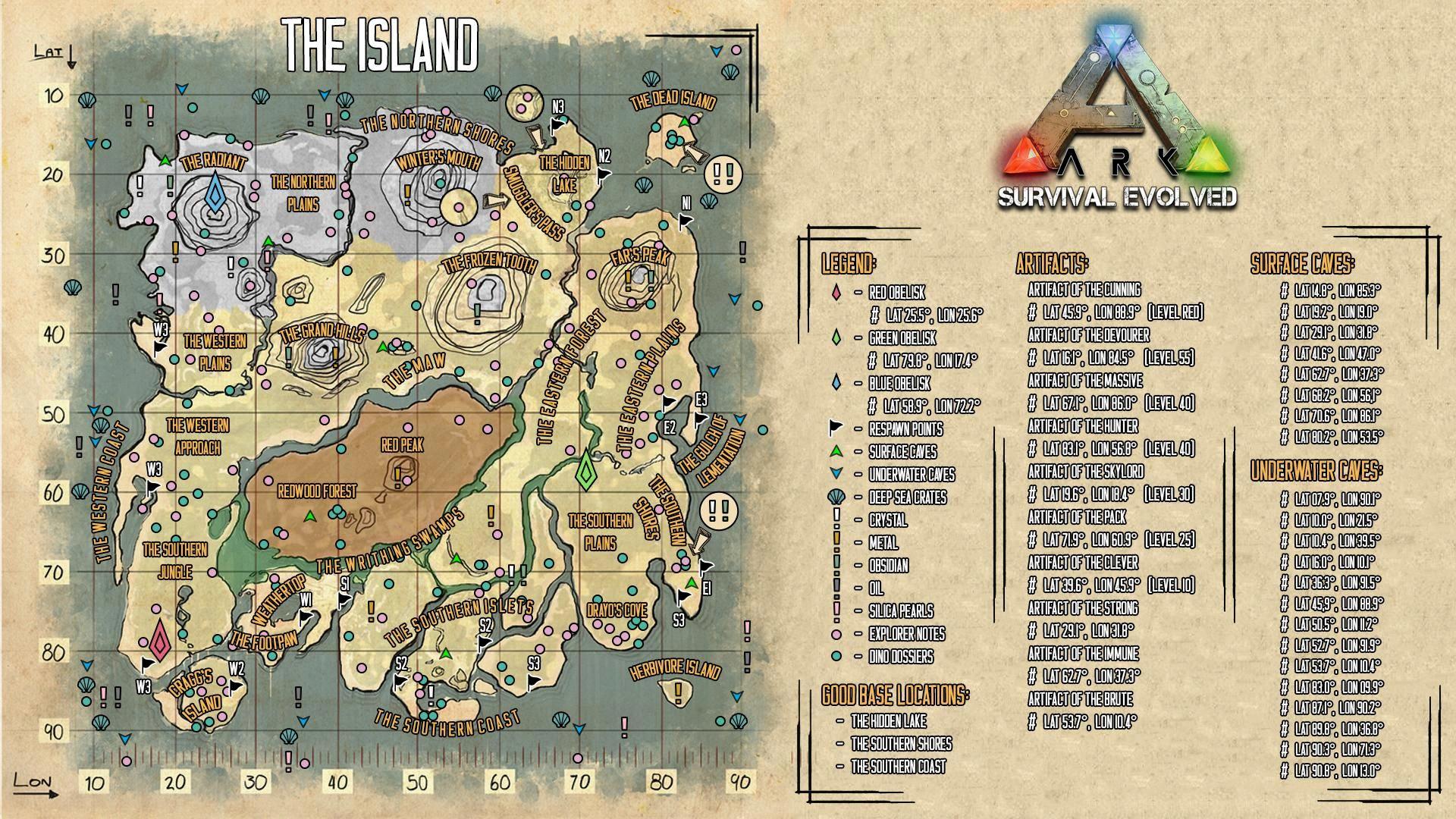 best ark maps