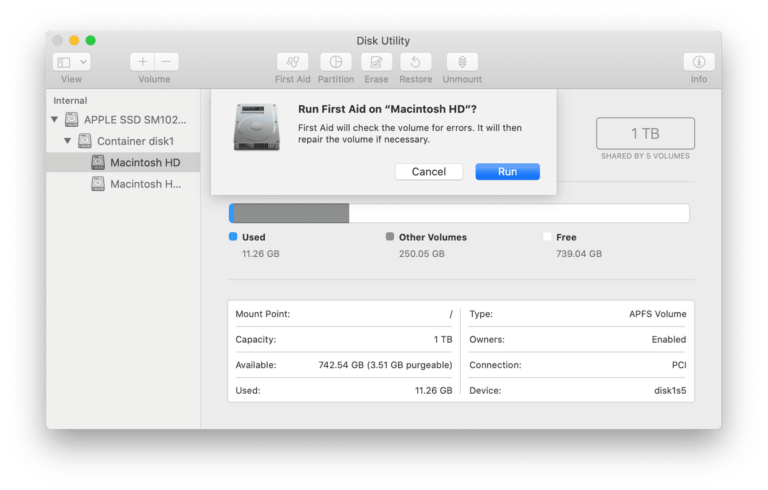 How to Use First Aid to Repair the Disk on Mac 19