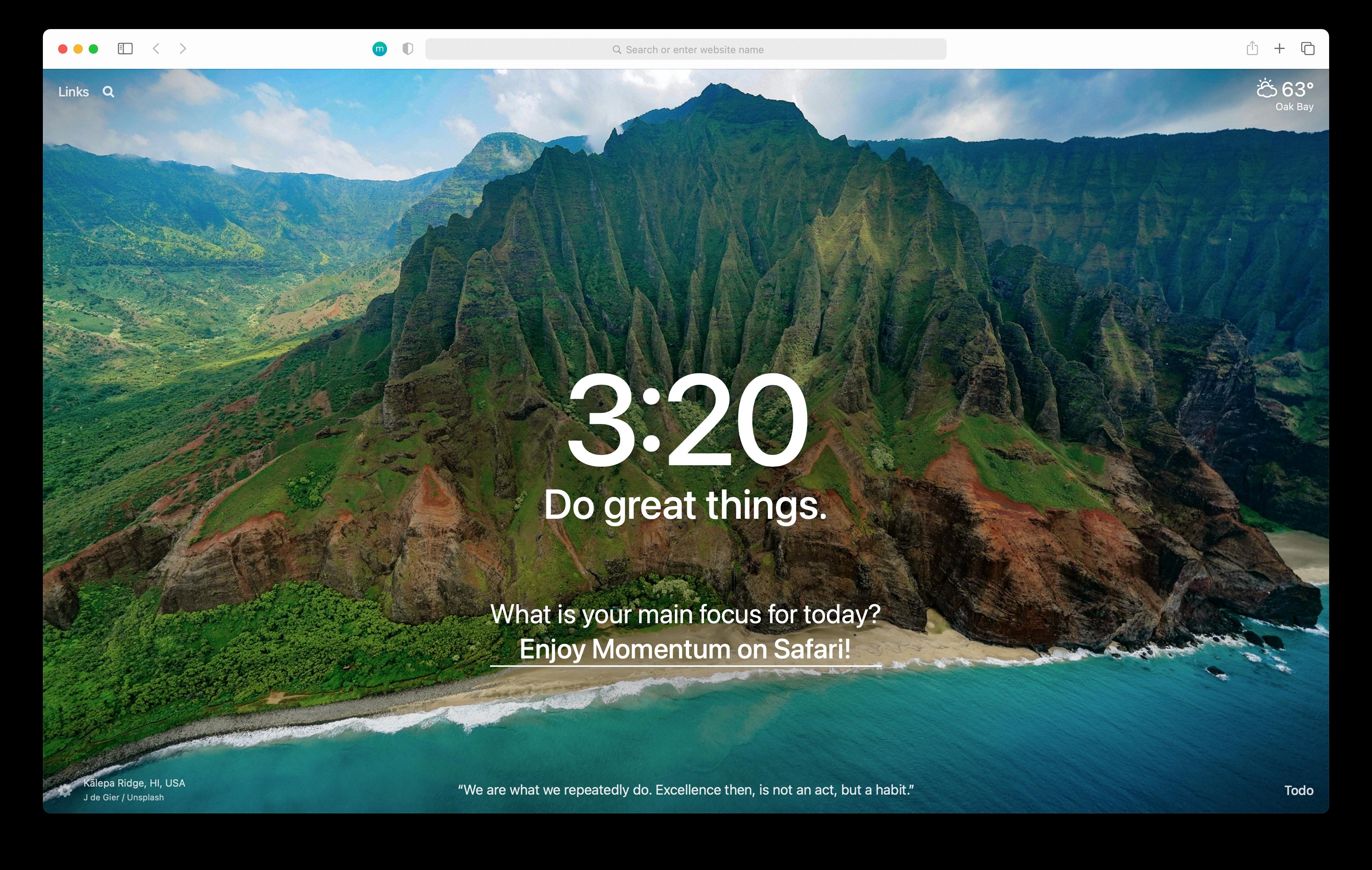 How to Increase Productivity with Momentum Safari Browser Extension? 7