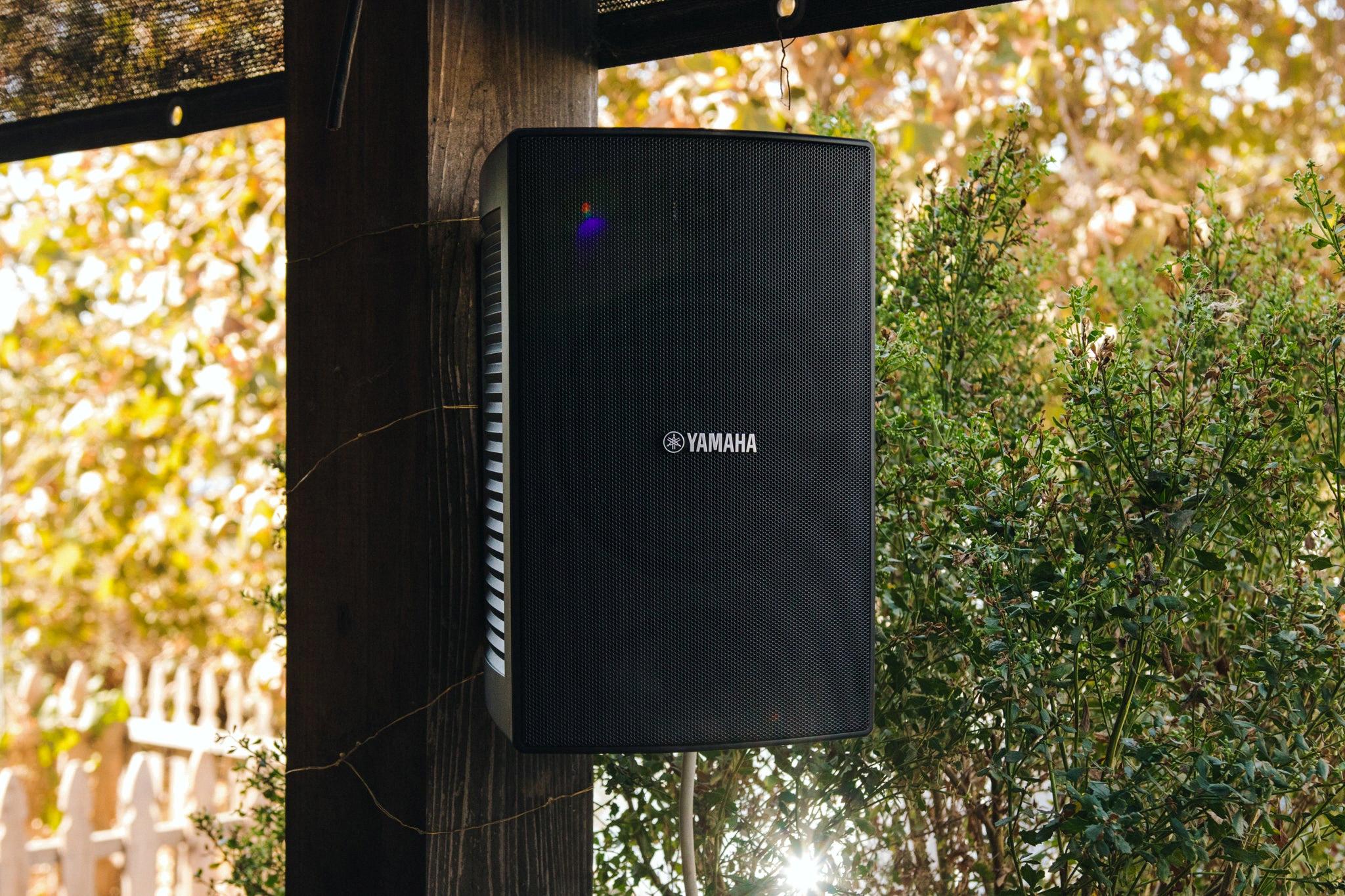 patio speaker setup