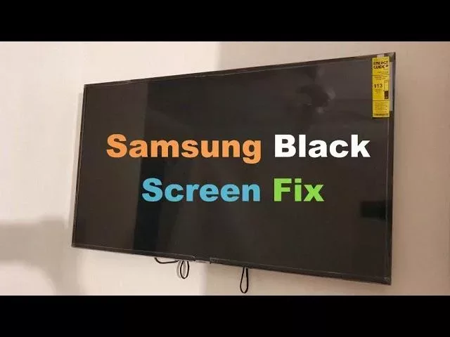 How to Solve the Samsung TV Black Screen Issue? 13