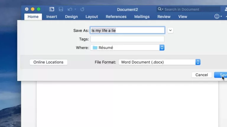 Why I Can't Save My Word Document On Mac? 5