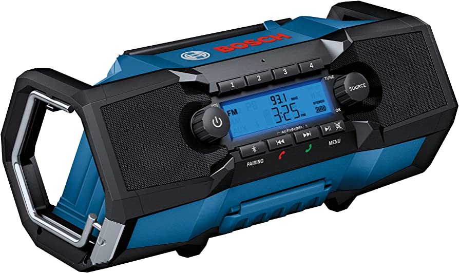 Enjoy Music Anywhere with Bosch's 18V Bluetooth Jobsite Radio 1