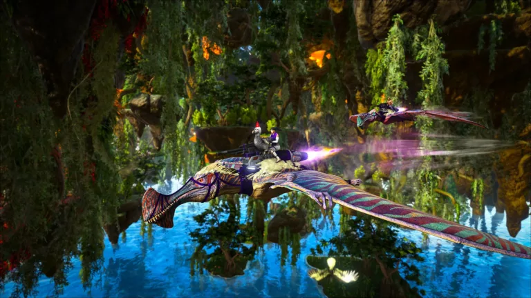 Exploring the Crystal Isles Caves Map in ARK 9